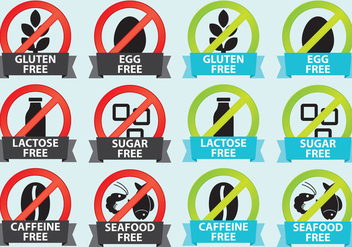 Ingredients Labels - Free vector #420913